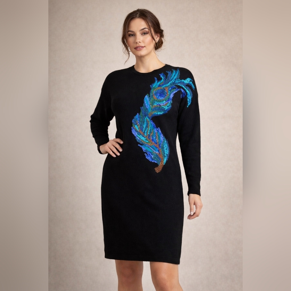 OUTLANDER NWT Vintage Wool & Angora 1980s Sweater Dress